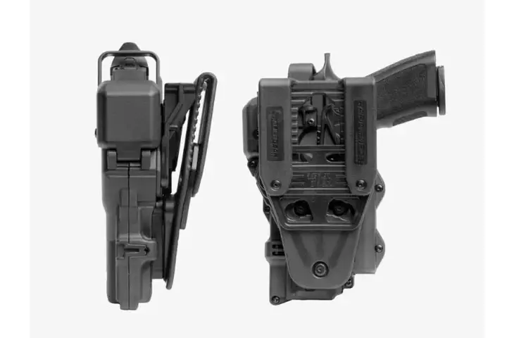 Alien Gear Holsters Rapid Force Compact Light Mid Ride Belt Slide Holster w/ Clamshell Packaging - view 5